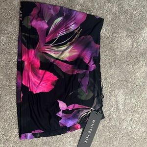 White fox skirt new with tags